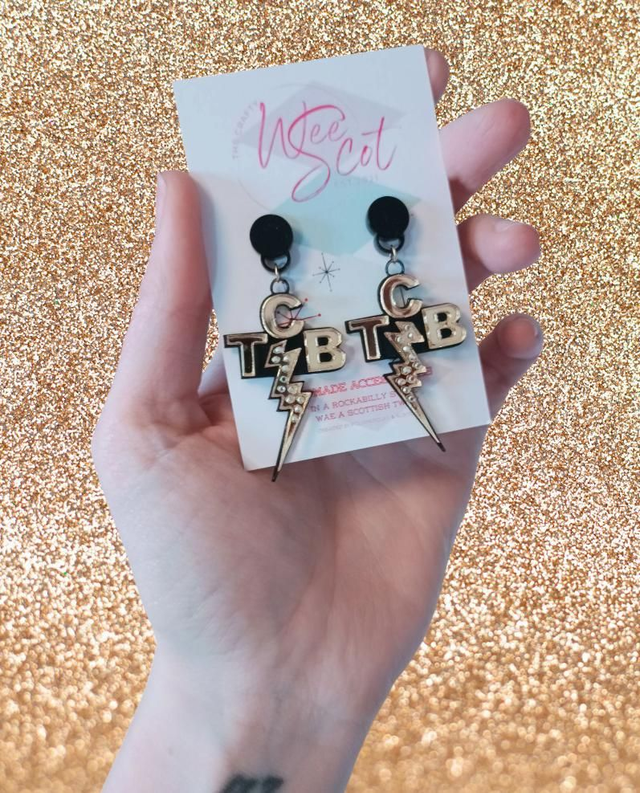 Elvis - TCB earrings 