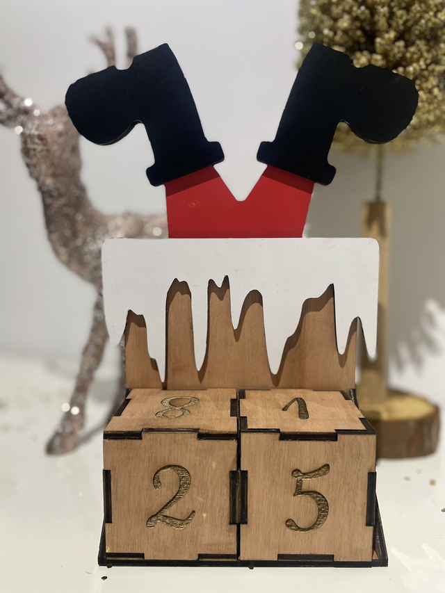 Décompte de l'Avent Sapin Père Noël