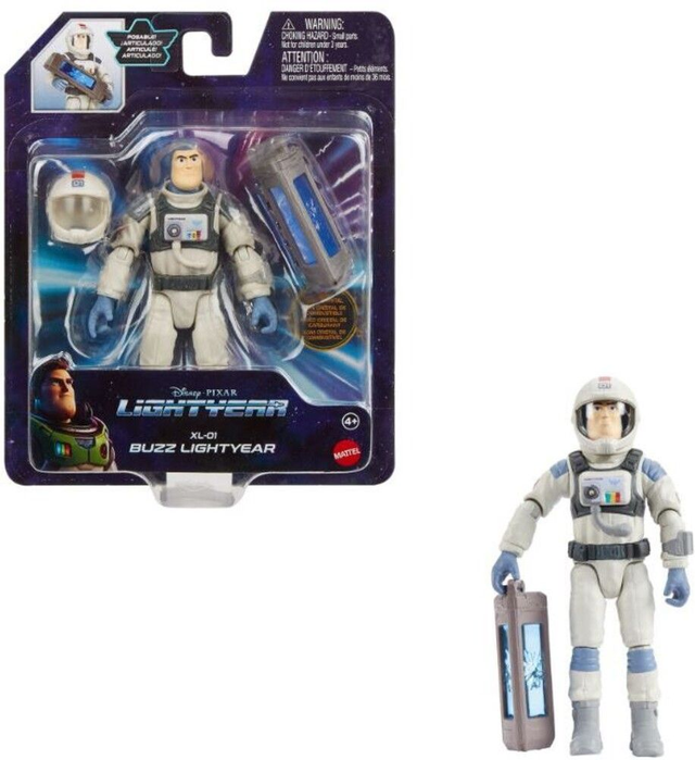 Mattel Disney Pixar Lightyear Xl 01 Space Suit Buzz Poseable Figure 5" Tall