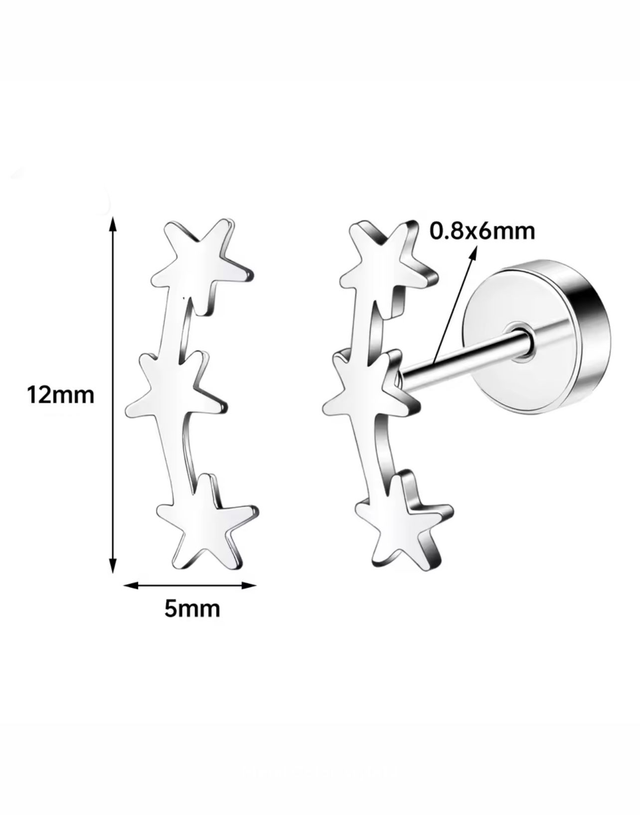 Shooting Star Mini Climber Comfort Back Studs