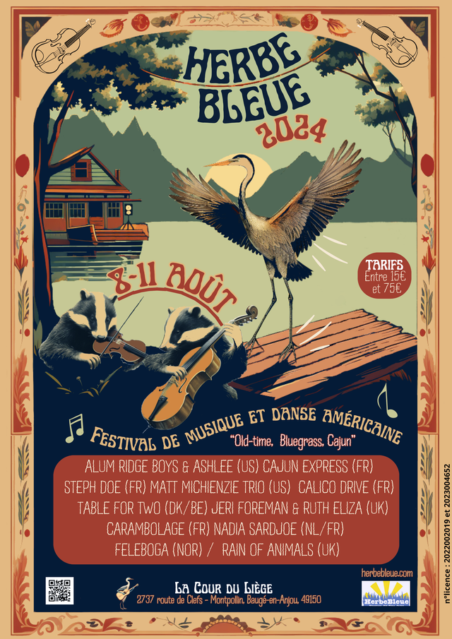 Affiche A3 Herbe Bleue 2024