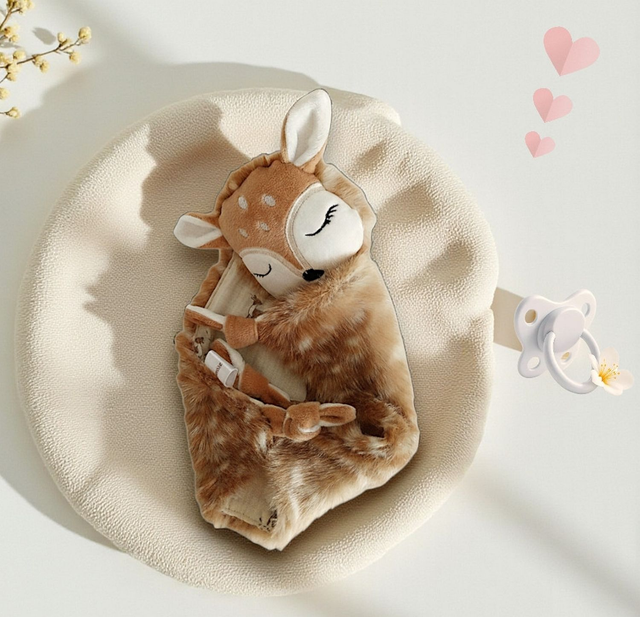 Biche fourrure à pois