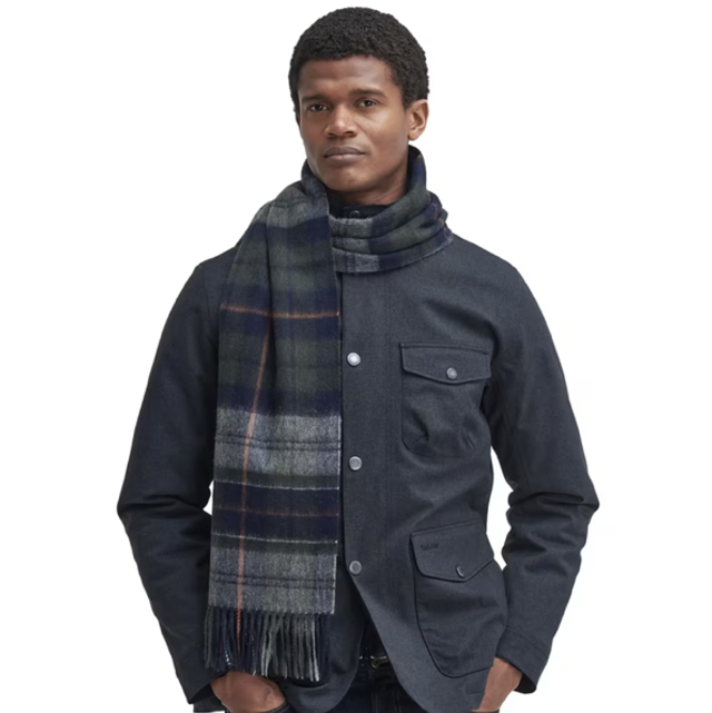 Barbour Brack Patchwork Tatran Scarf 
