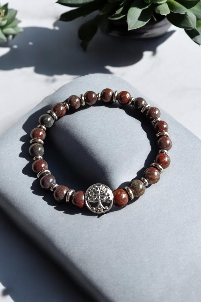 Bracelet Pandolith Jaspe arc en ciel