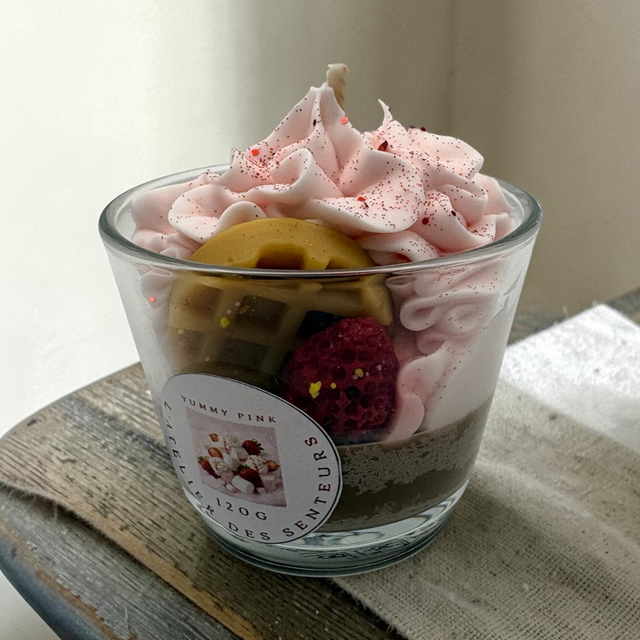 Bougie gourmande Yummy Pink