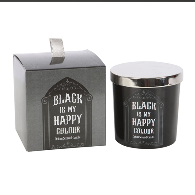 Black is My Happy Colour - Opium candle