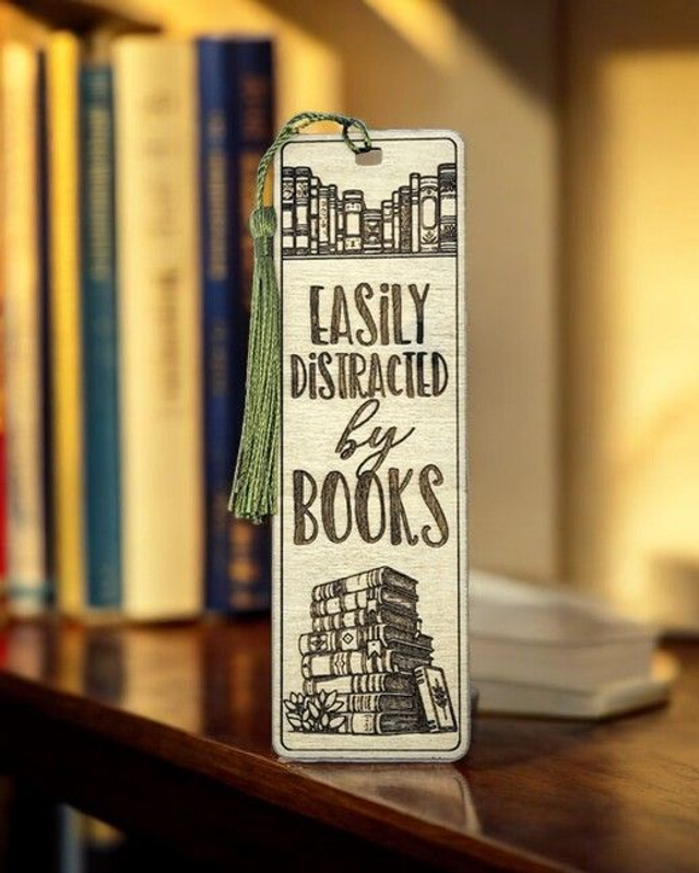 Bookmark - Easily Distracted by Books...
