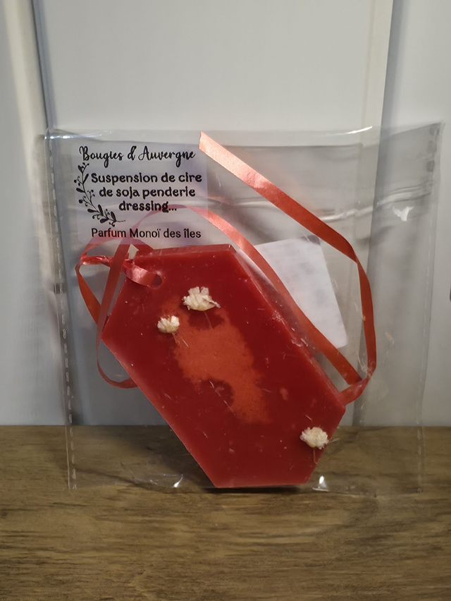 Suspension de cire de soja parfum Monoï des îles 