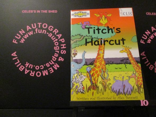 Alex Bennett 'Titch Haircut' Authentic Autographed Magazine Book (10)