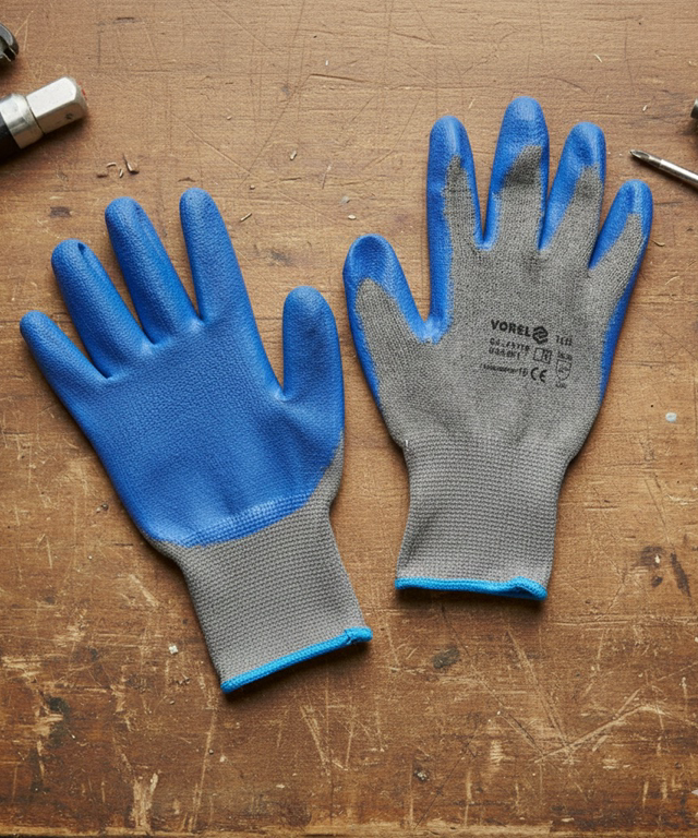 RUKAVICE OCHRANNE LATEX VEL. 10 SEDO-MODRA_TO-74146