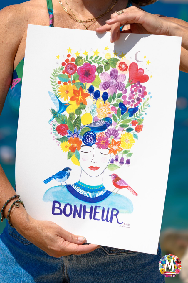 AFFICHE BONHEUR