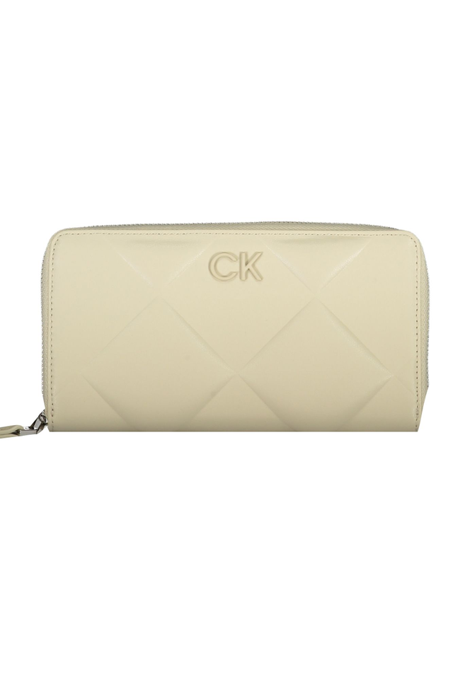 9346CALVIN KLEIN PORTAFOGLIO DONNA BEIGE