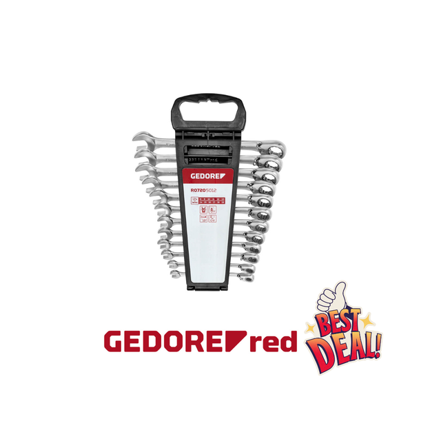 Ringratschenmaulschlüssel-Satz 5-teilig 8-19 mm R07205005