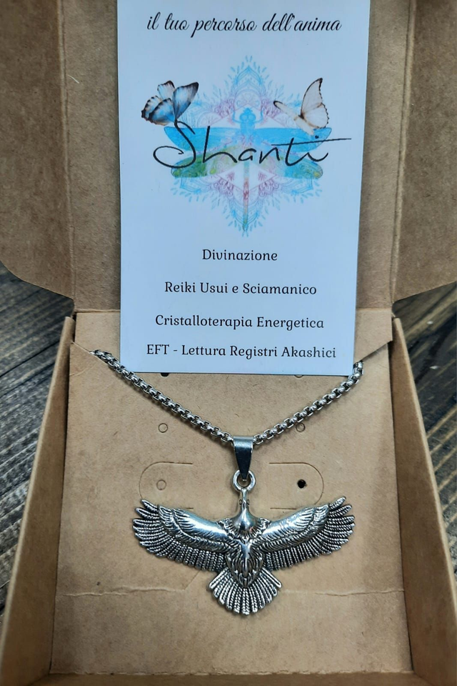 Amuleto unisex acquila