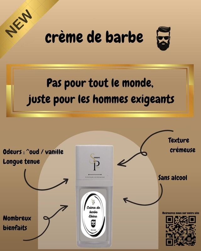 Crème de barbe Ébène