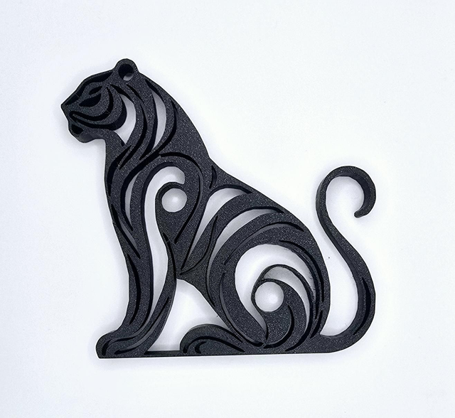 152. 3D Printed Leopard