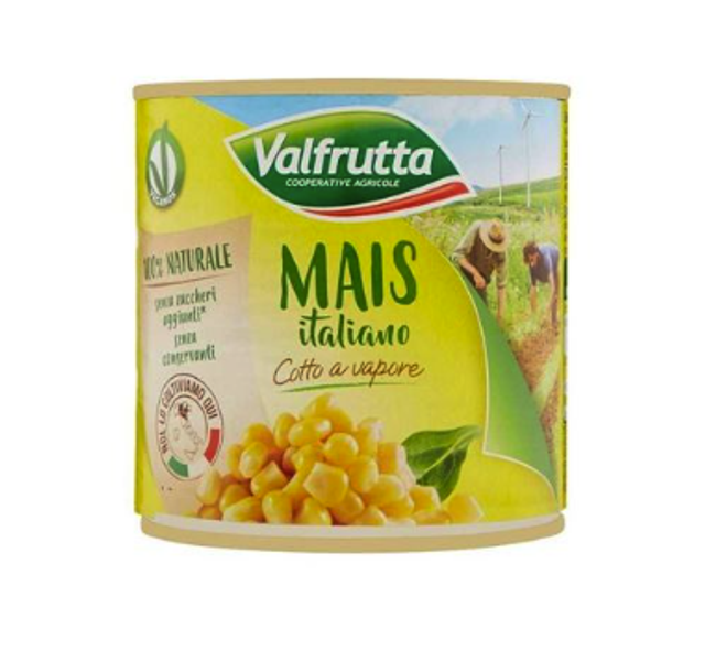 Valfrutta - Kukorica konzerv 326 g