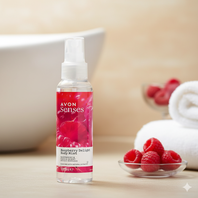 Spray corporelle délice de framboise (Avon)