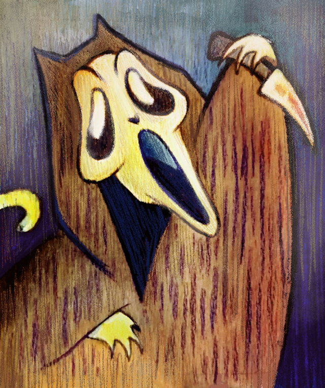 Chat Patate - Halloween - Scream