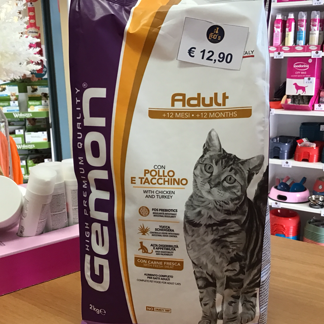 GEMON KAT ADULT POLLO E RISO 2KG 