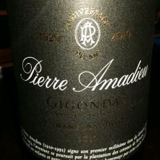 2017 PIERRE AMADIEU  AOC GIGONDAS