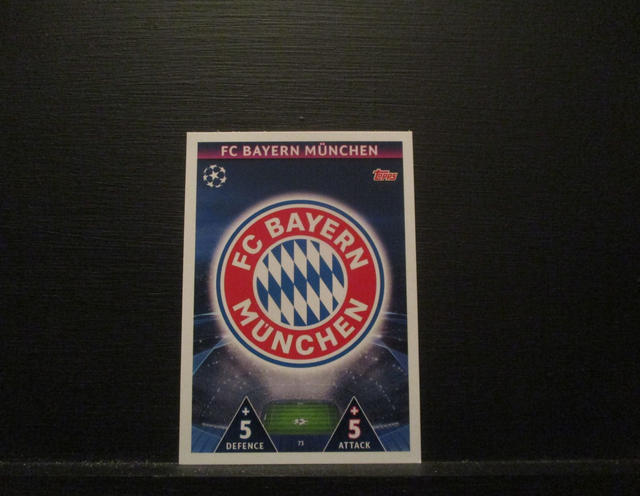 FC BAYERN MUNCHEN - UEFA Champions League Match Attax 2018/19 Original Trading Card #73