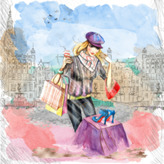 Hand made Cards - City Girls