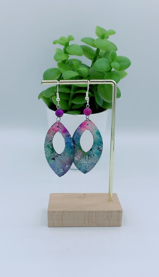 Boucles d'Oreilles "Arc en ciel"