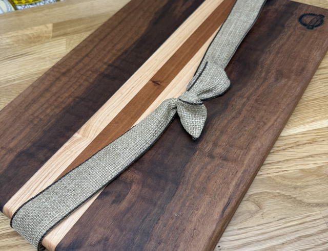 Walnut, cherry and Maple chopping board