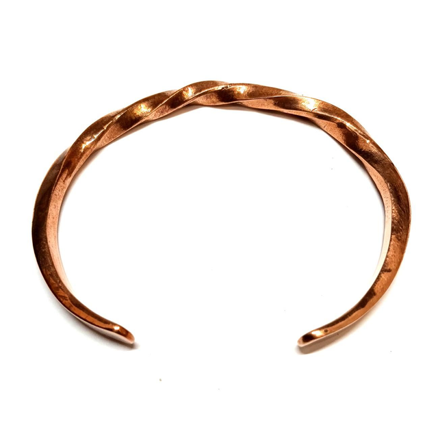 Bracelets cuivre forgé torsade