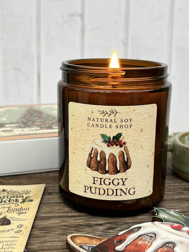 Figgy Pudding Festive Soy Candle