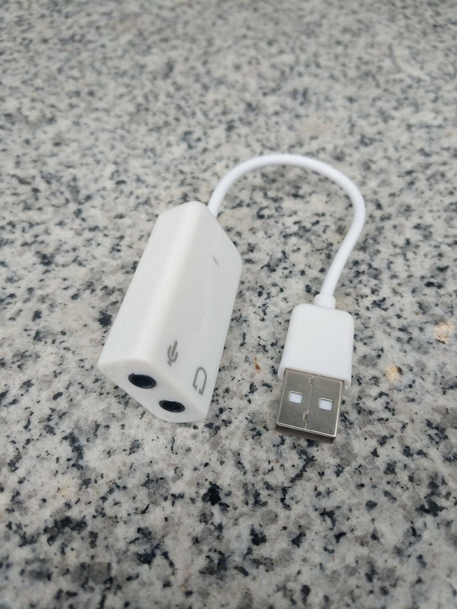 USB Soundkarte Weiß