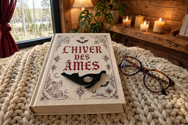 Chat noir - Bague de lecture