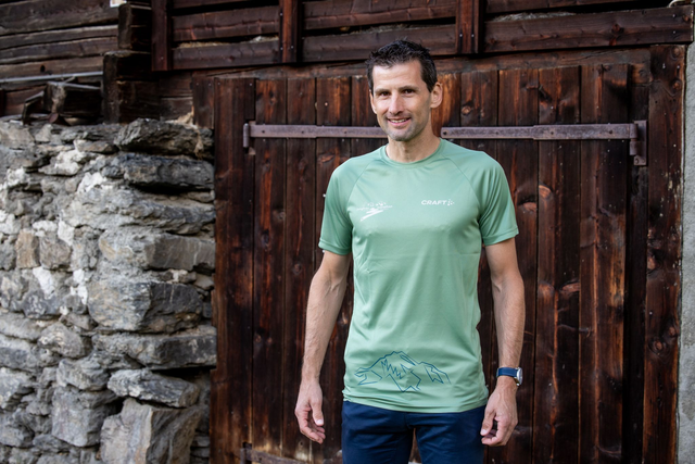 Running T-Shirt Herren grün