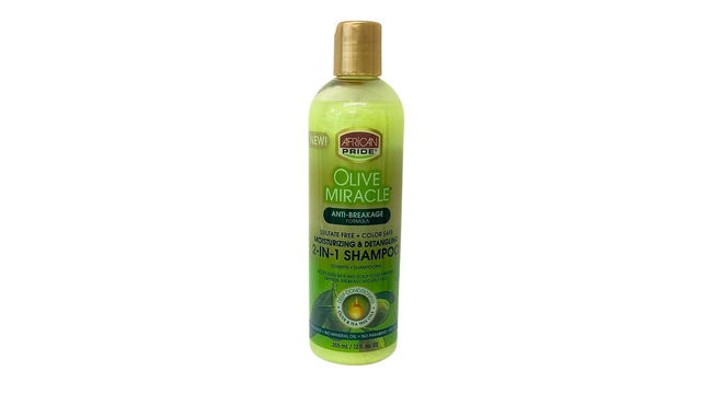 African Pride Olive Miracle Moisturising &amp; Detangling 2-In-1 Shampoo 355ml