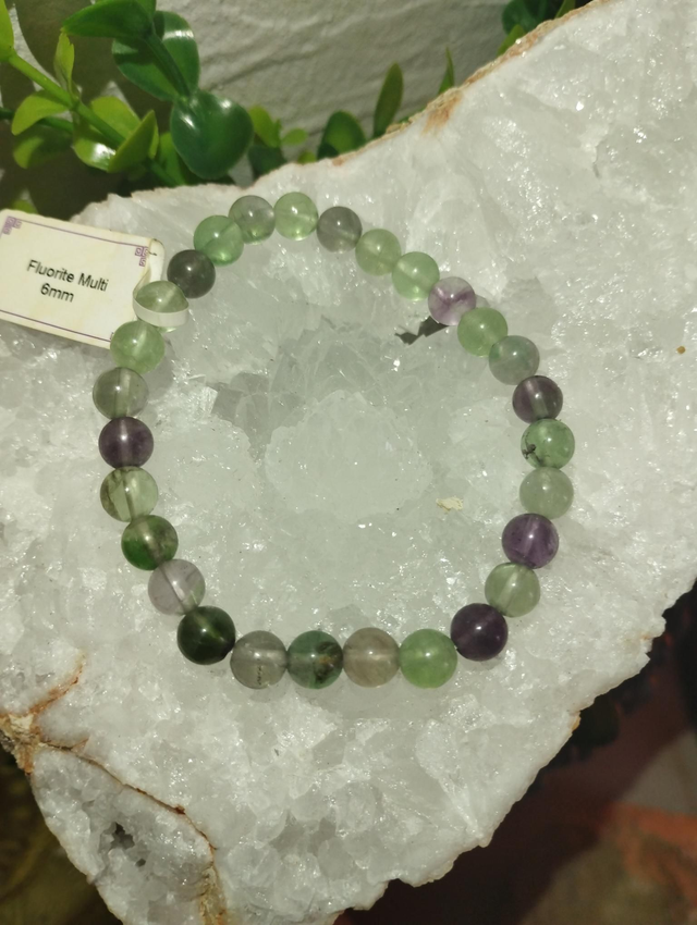 Bracelet Fluorite 6mm