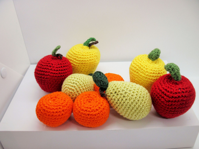 Lot de 9 fruits