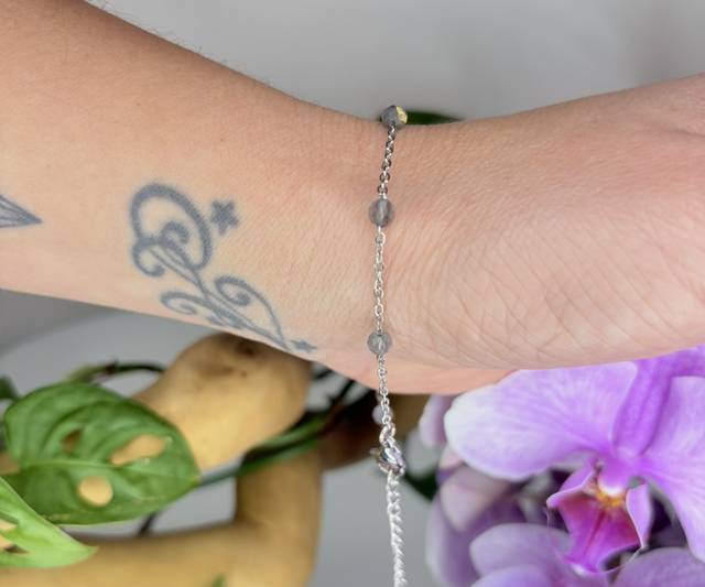 Bracelet en labradorite