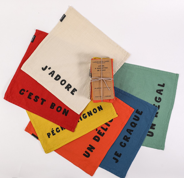 Serviettes je craque 