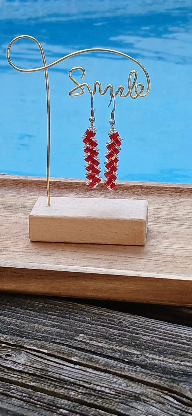Boucles d'oreilles half tila