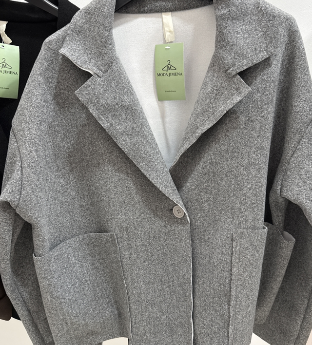 Chaqueta de lana suave 