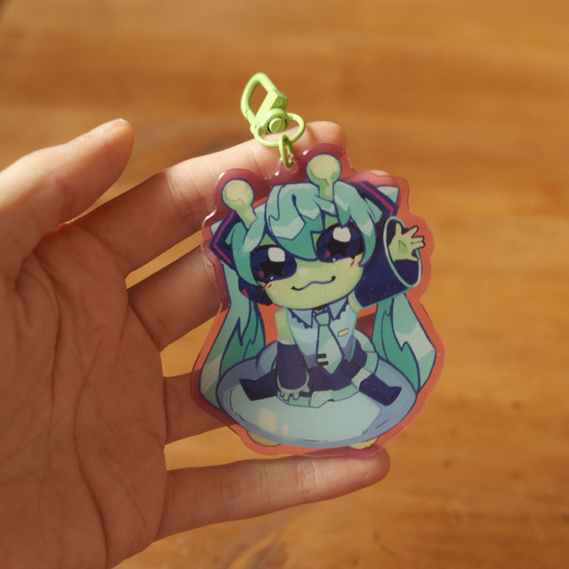 Glorpi Miku ! Alien Keychain | Vocaloid