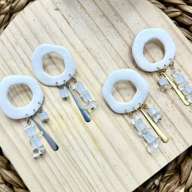 Pendientes Aura Bohem Piedra Luna