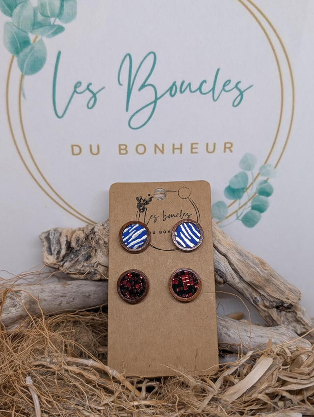 Lot de 2 paires de puces pu073