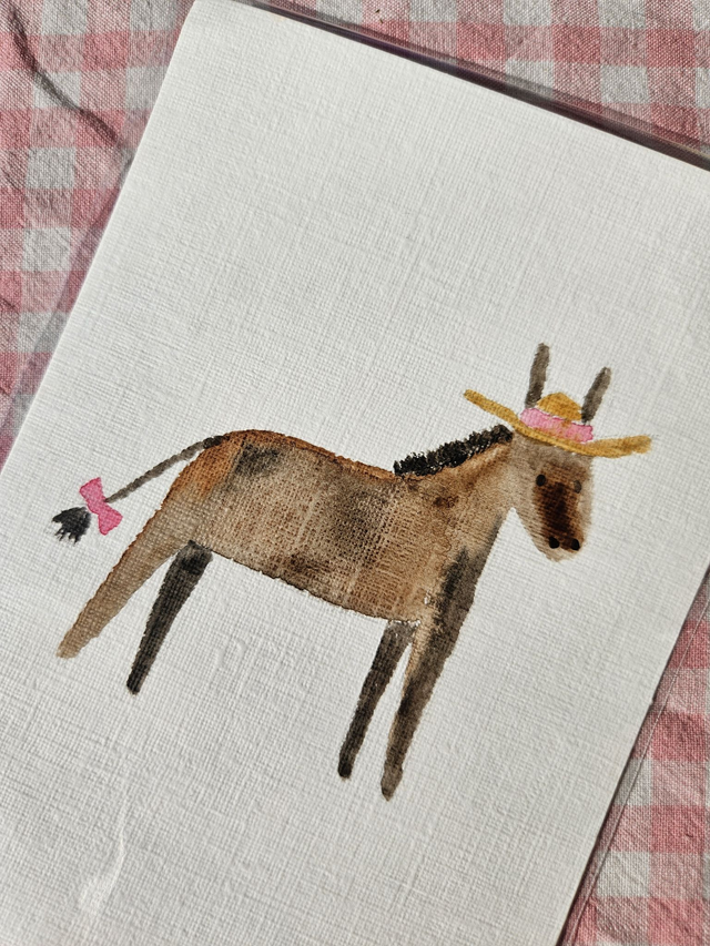 A comme âne champêtre