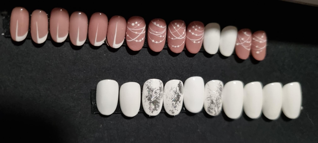 Wedding White oval XS