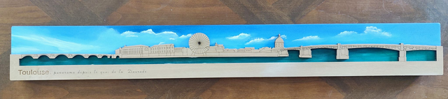 S01 – Skyline de TOULOUSE - Décoration Murale Ville Rose – Toulouse Wall Art