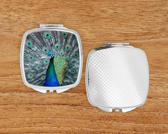 "Stunning Peacock" Compact Mirror  