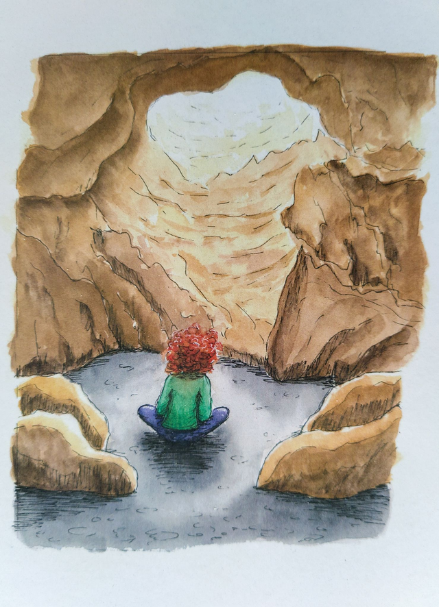 Grande carte "Grotte des demoiselles" 13x18cm