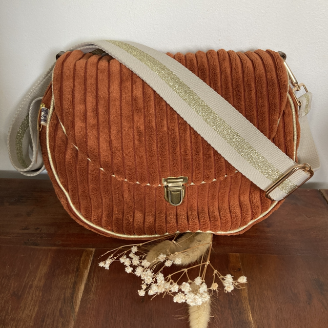 Sac Prune Velours Terracota 